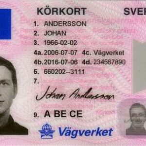 Buy Swedish driver’s license online