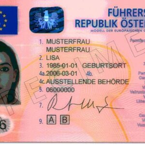 Buy Austrian driver’s license online
