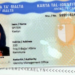 Buy Malta Id Card Online