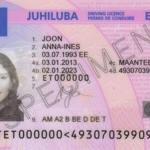 Buy Estonian driver’s license online